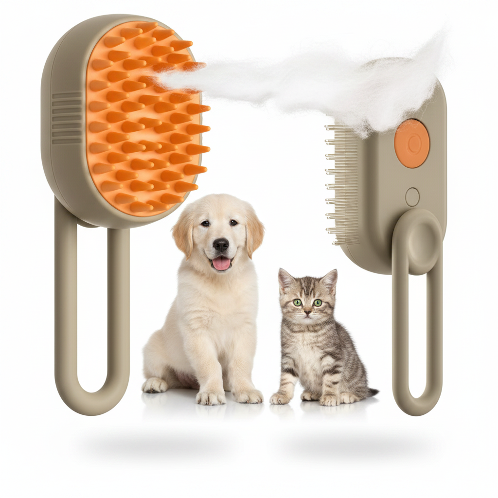 Cat Steam Brush Steamy Dog Brush 3 In 1 Electric Spray Cat Hair Brushes For Massage Pet Grooming Comb Hair Removal Combs Pet Products